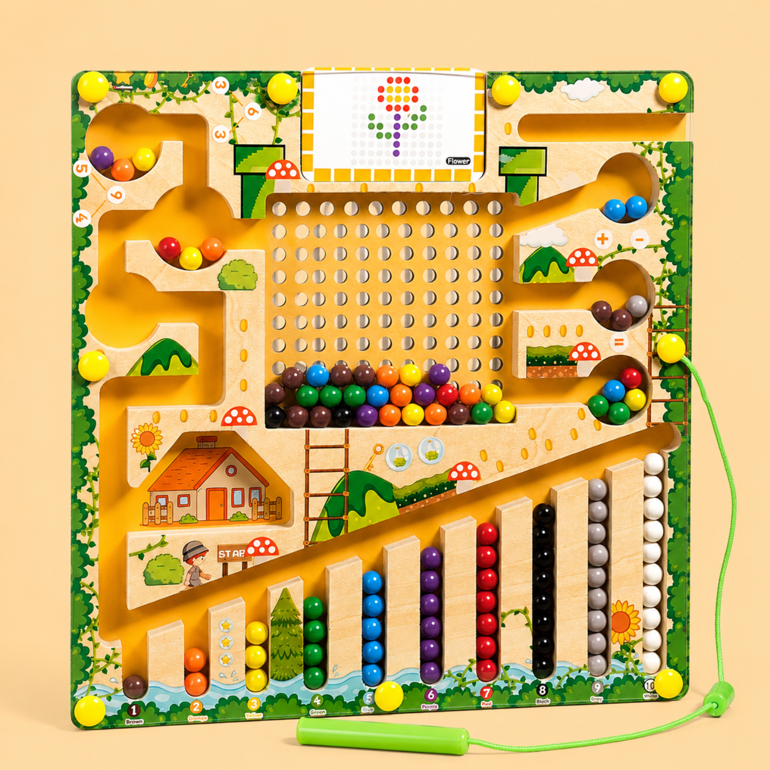 Magnetic Sorting Maze Toy