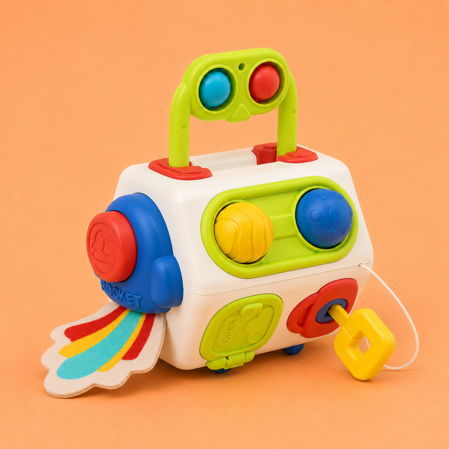 9-in-1 Busy Cube for Toddlers – Toy for Early Learning