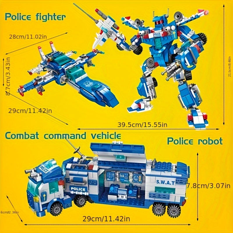 Police Car Block Set – 700pcs
