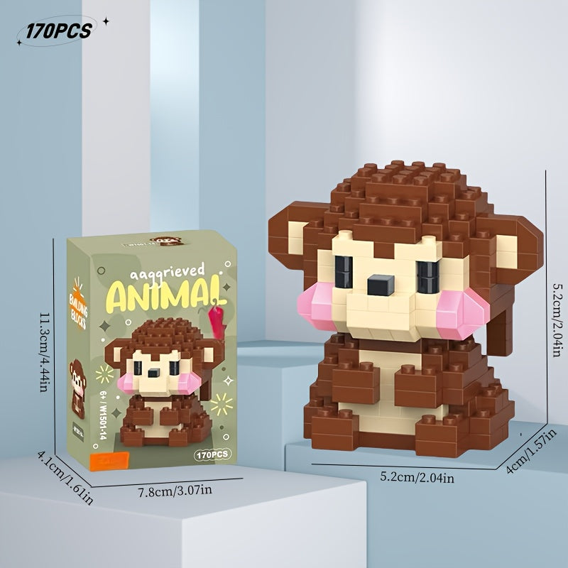 Animal Building Blocks – 12 Pieces