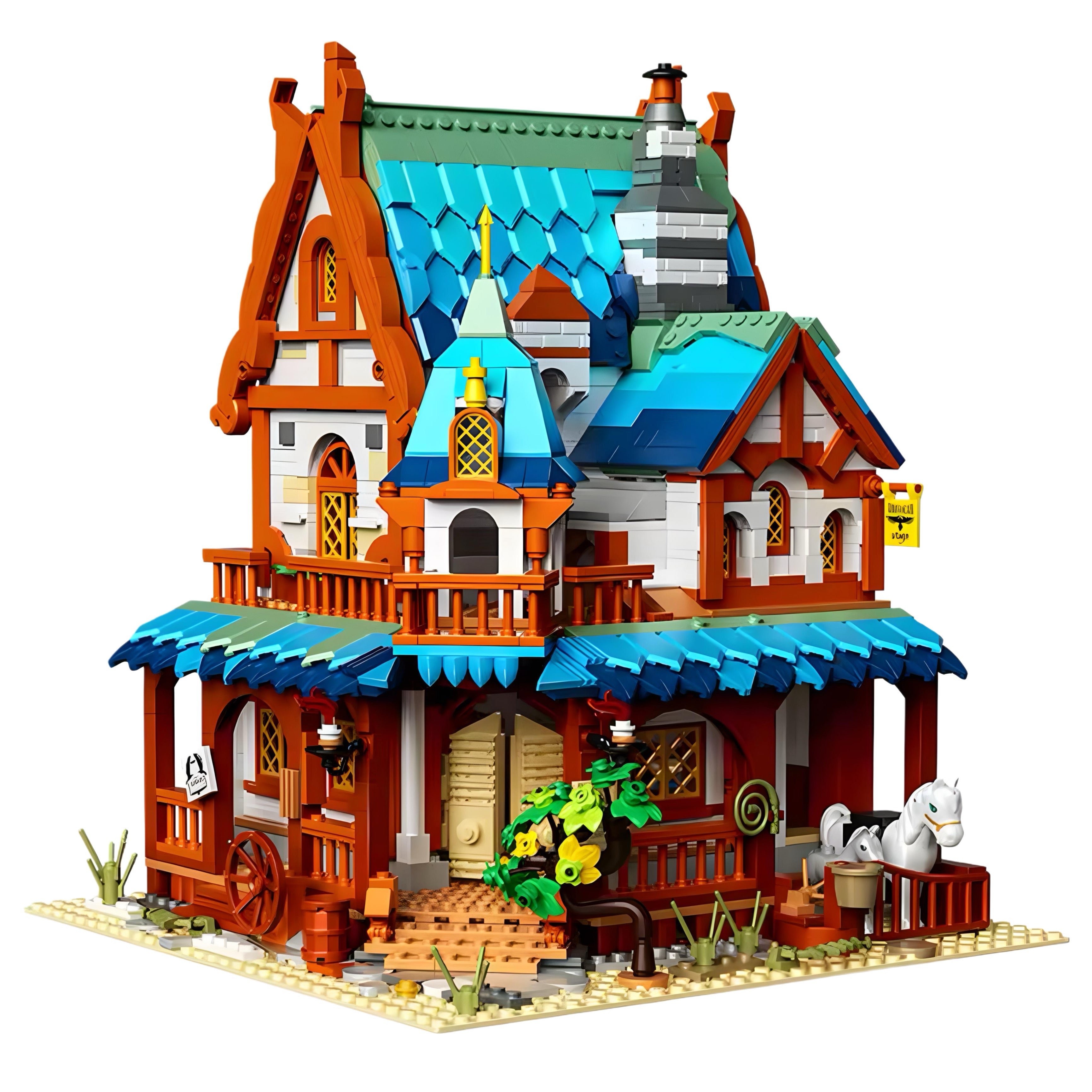 Medieval Post Station | 1769pcs