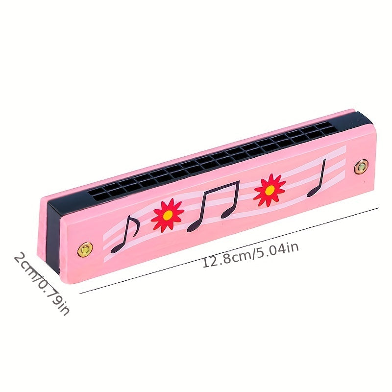 Make Music Magical with the Colorful 16-Hole Harmonica – A Fun & Easy Musical Toy for Kids and Beginners