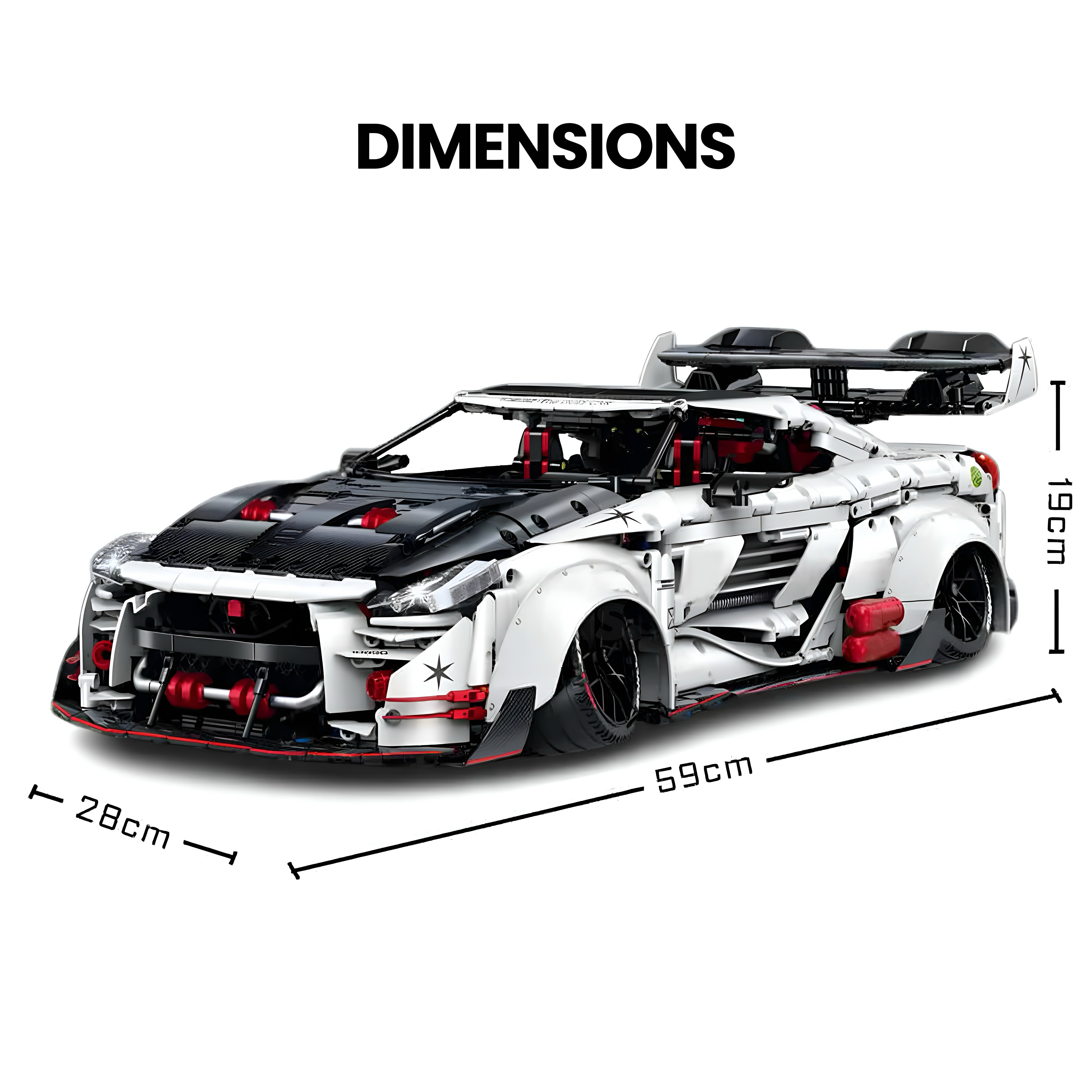 Ultimate R35 Widebody Kit | 3940 Pieces