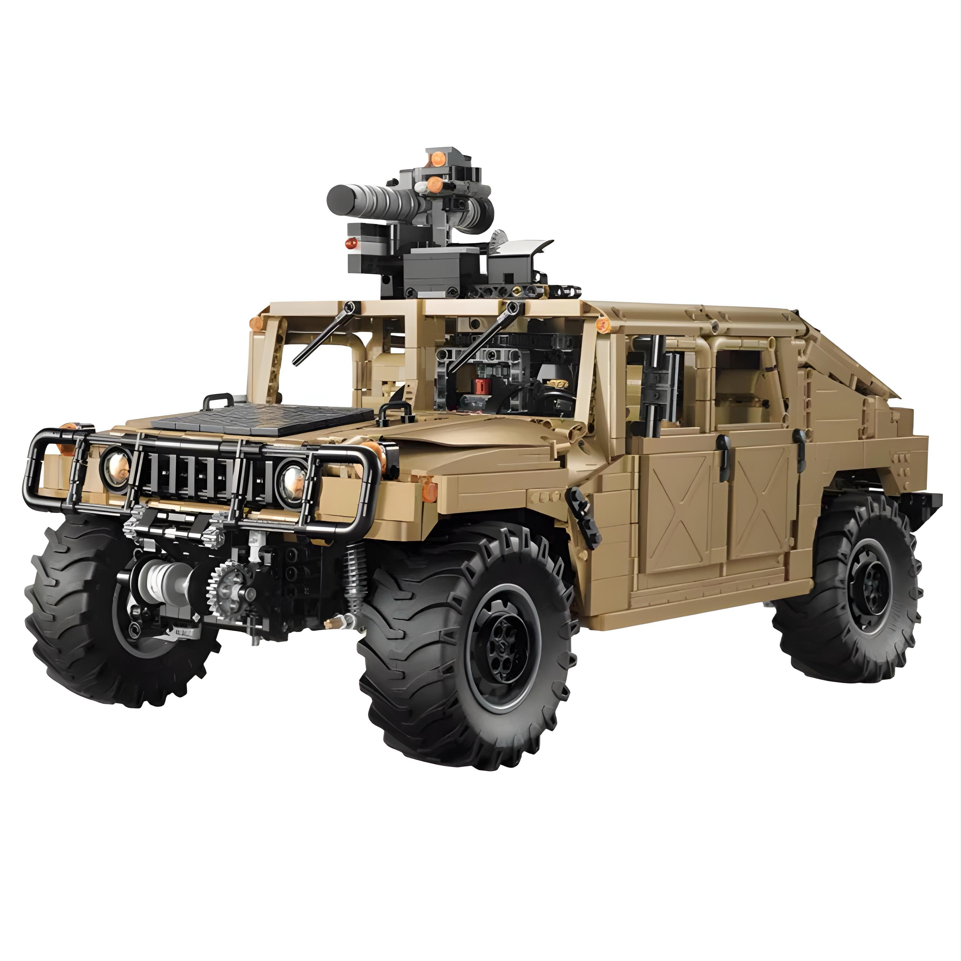 3934-Piece Remote-Controlled Humvee