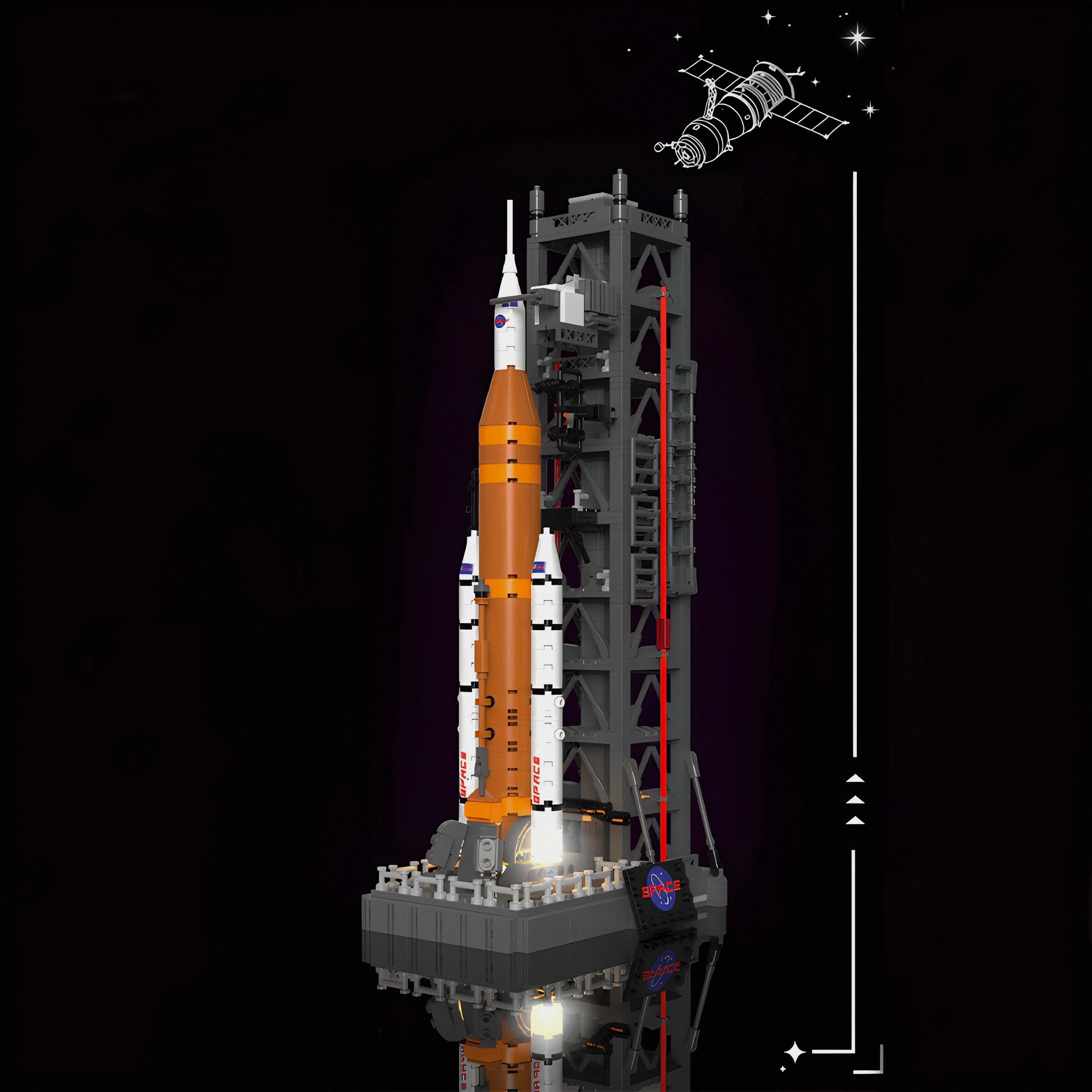 Moon Landing: SLS Space Launch System Set | 908 Pieces