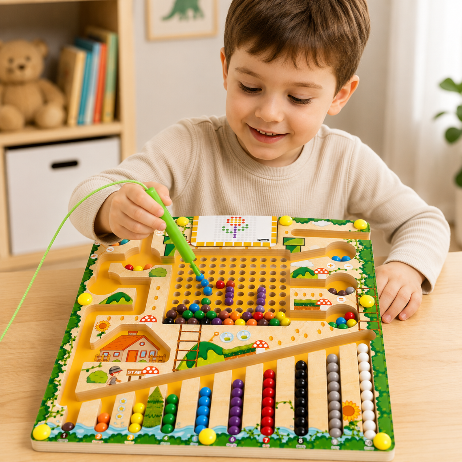Magnetic Sorting Maze Toy
