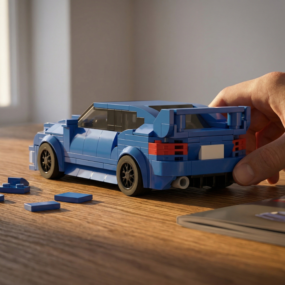 Subaru WRX STI World Rally Blue - MOC Building Kit