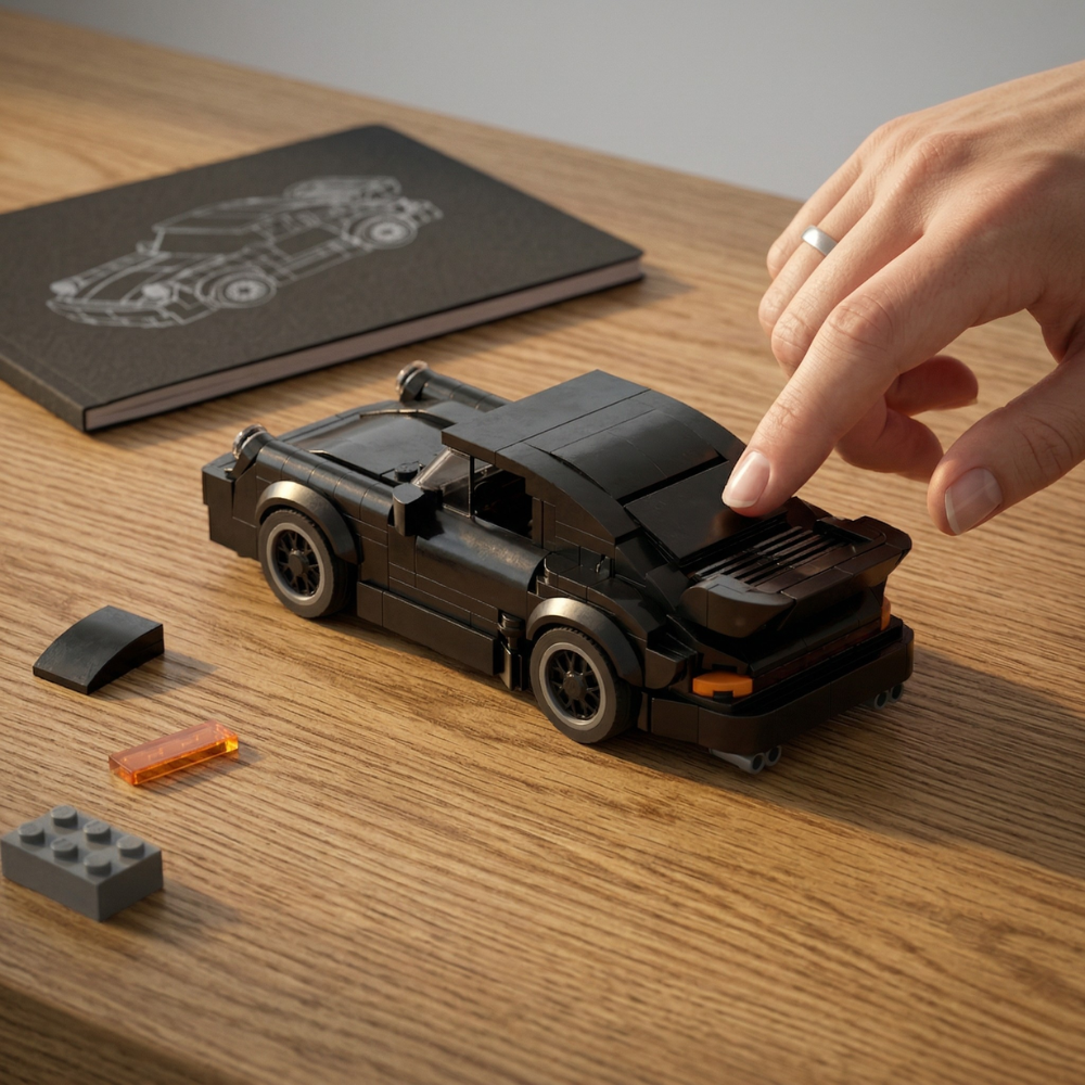 Porsche 911 Turbo Blackbird - MOC Building Kit