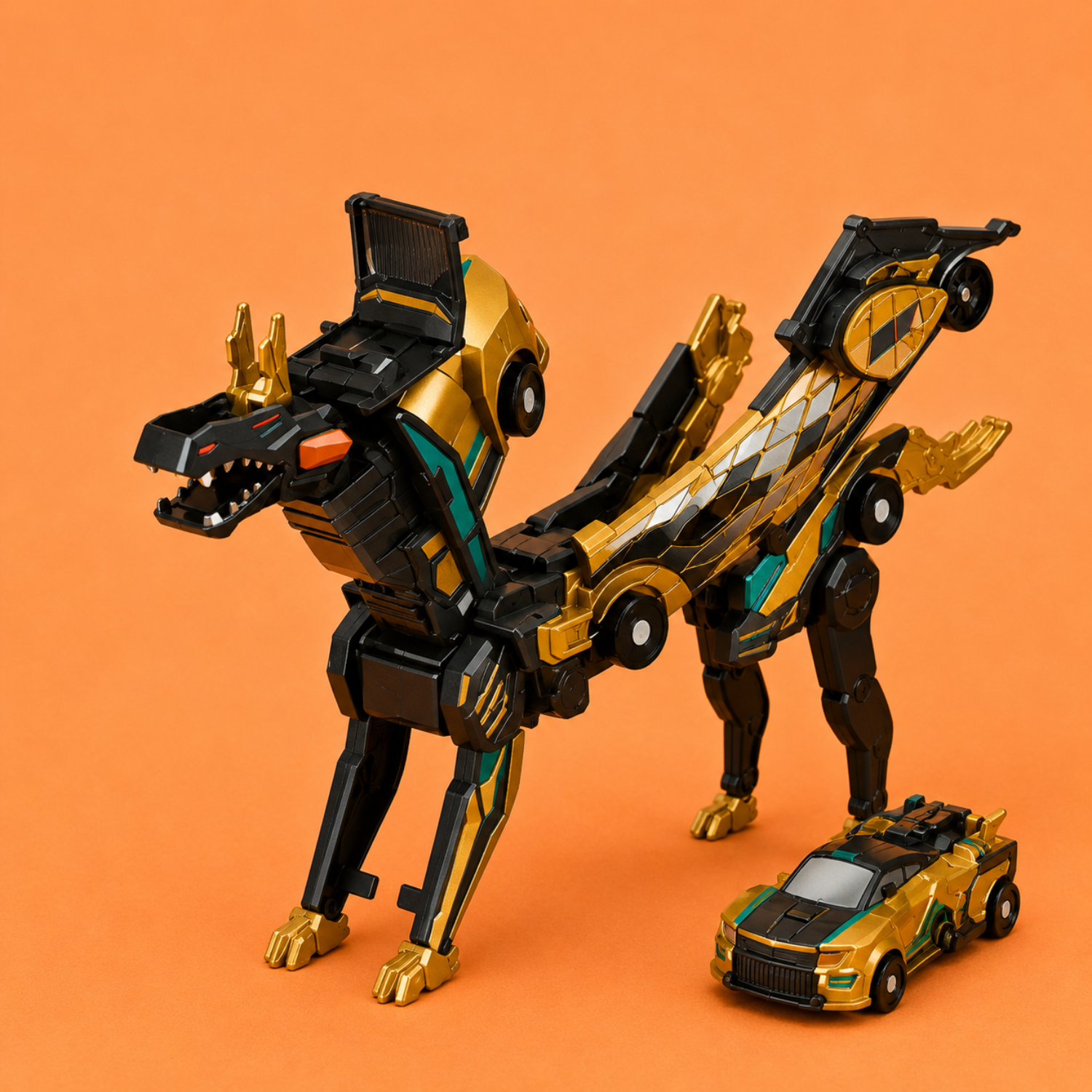 Fusion Strike Dragons – Magnetic Transforming Race Cars – 2-in-1 Fusion Action – Creative Battery-Free Toy – For Kids Ages 4+