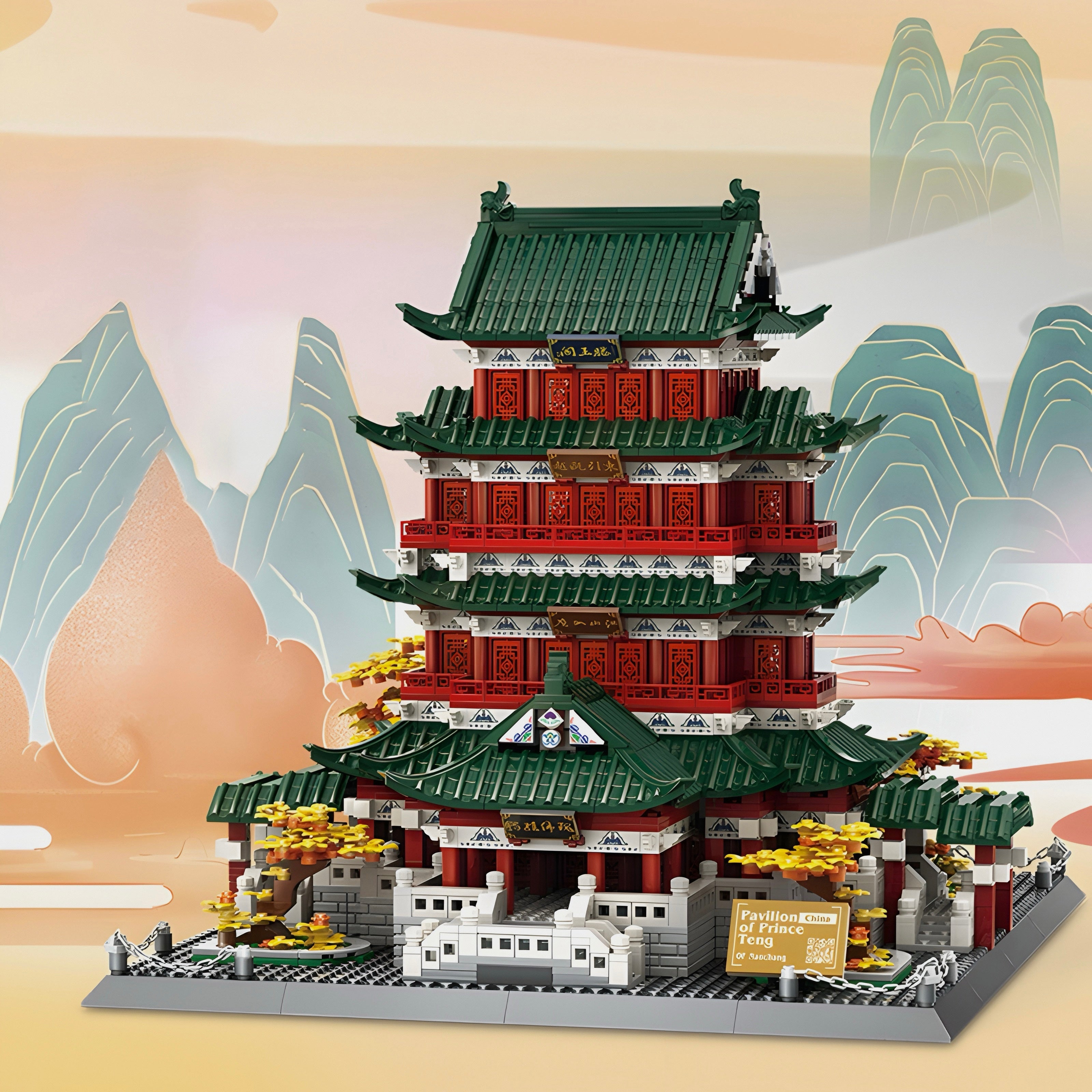 Pavilion of Prince Teng | 2802pcs