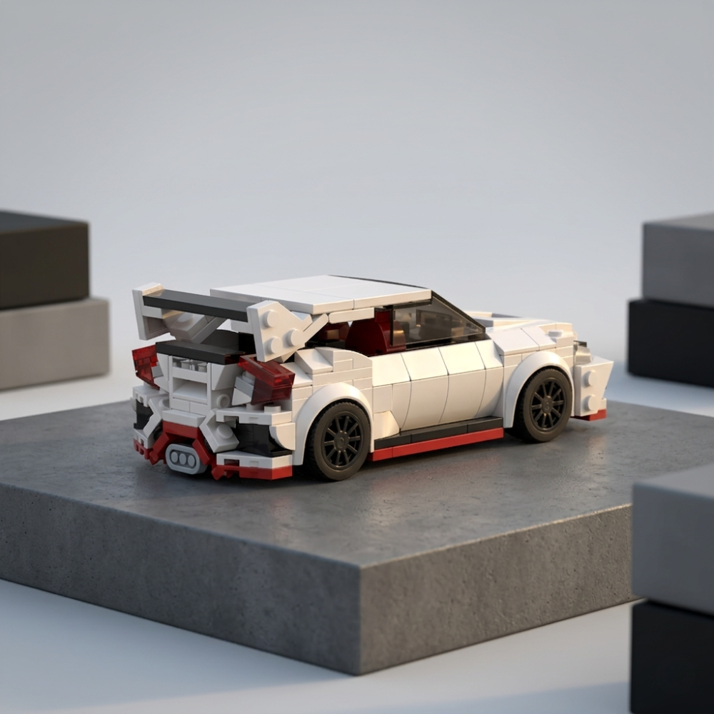 Honda Civic Type R Championship White - MOC Building Kit