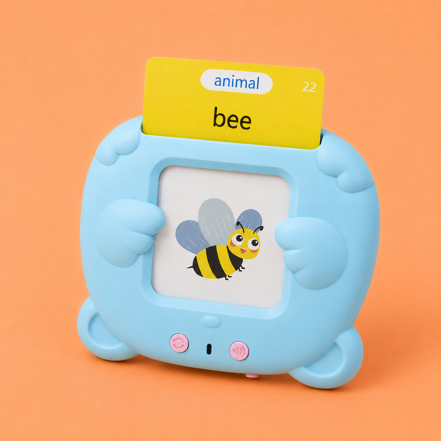 Kids Talking Flash Cards Reader – Interactive Electronic Learning Toy for Toddlers – Early Vocabulary & Speech Development – Screen-Free Educational Gift for Ages 2–5