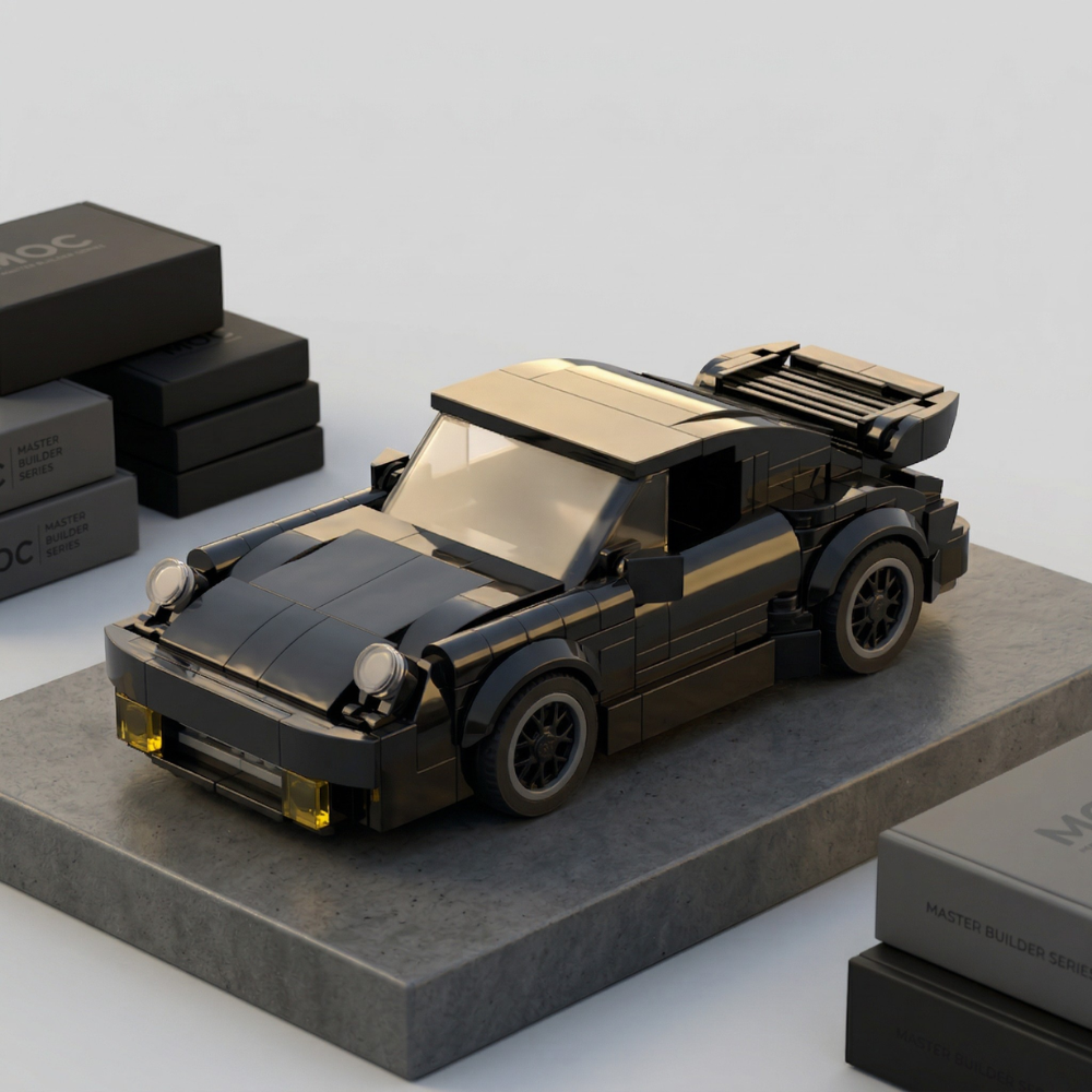 Porsche 911 Turbo Blackbird - MOC Building Kit