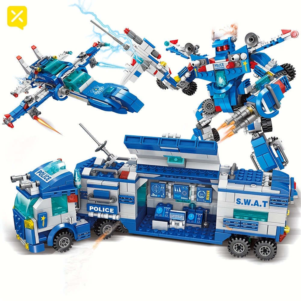 Police Car Block Set – 700pcs
