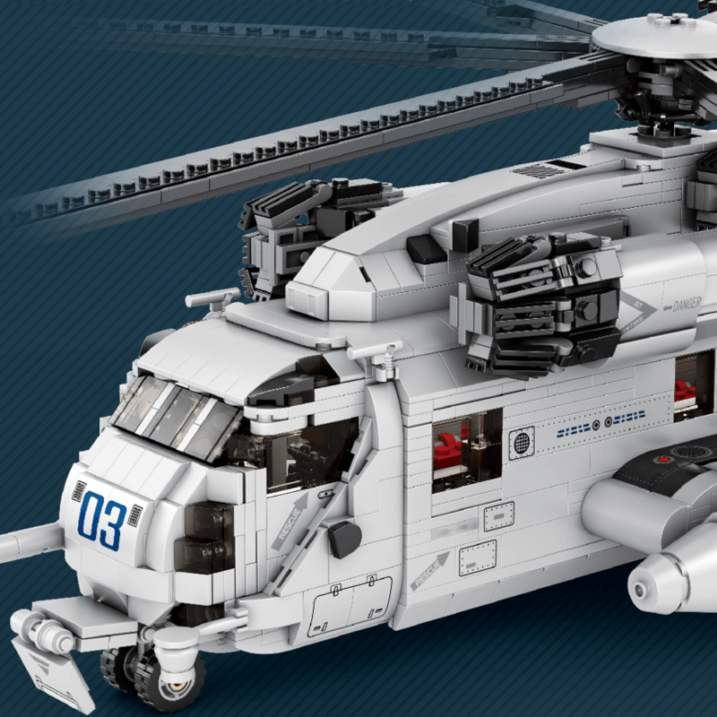 CH-53 Transport Helicopter - 2191 Piece Building Set