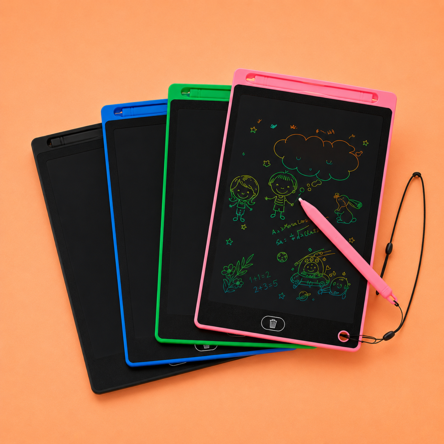 Toddler Drawing Tablet – Digital Writing Pad for Kids – Reusable LCD Doodle Board – Creative & Educational Toy – Eye-Friendly & Durable – 8.5 & 12 Inch