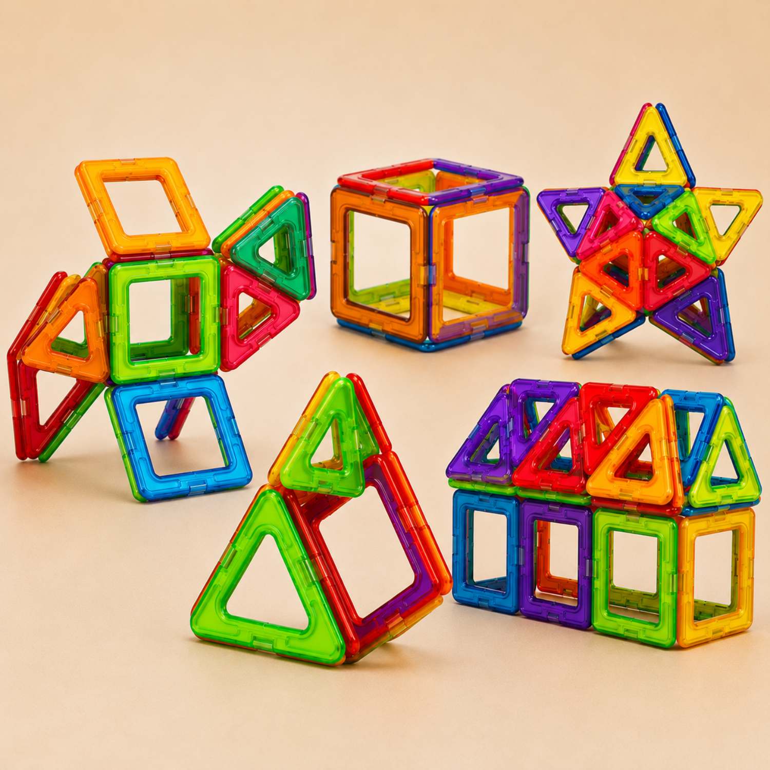 Magnetic Building Blocks - 46/84/100pcs 3D Magnetic Cubes - STEM Educational Construction Toy - Pixel Art Blocks for Kids 3+