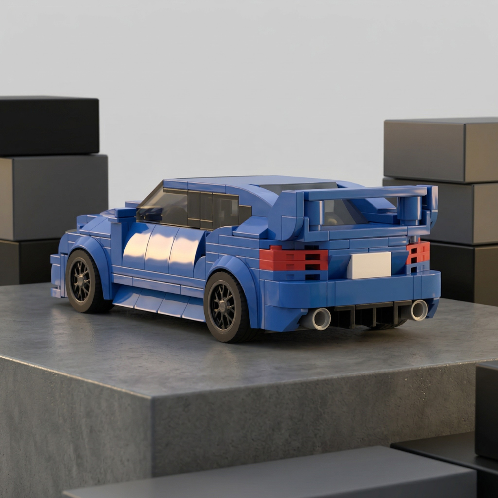 Subaru WRX STI World Rally Blue - MOC Building Kit