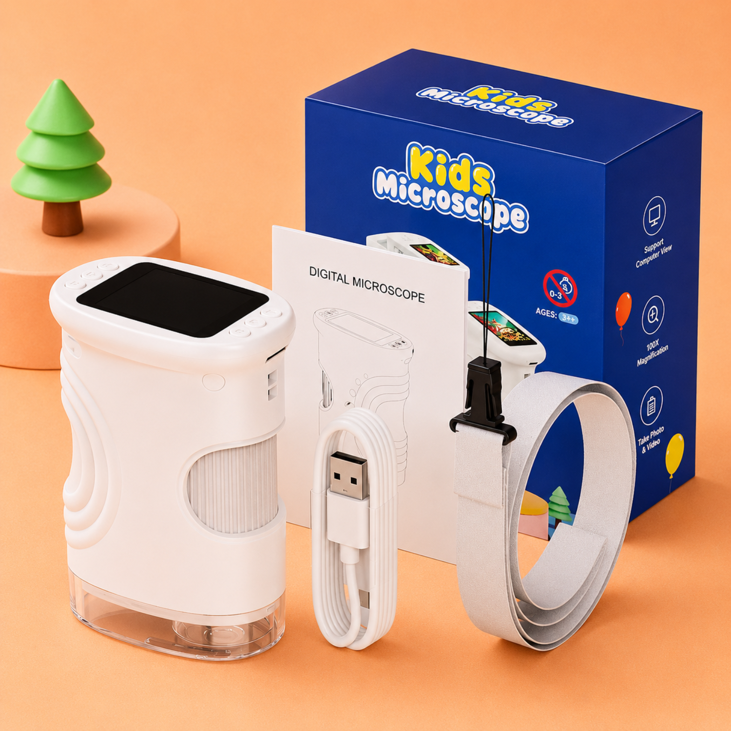 Kids Digital Microscope Camera