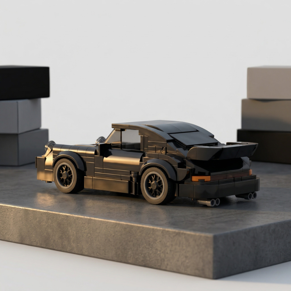 Porsche 911 Turbo Blackbird - MOC Building Kit