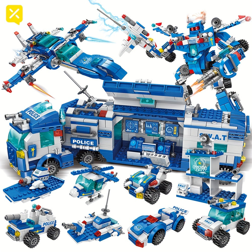 Police Car Block Set – 700pcs