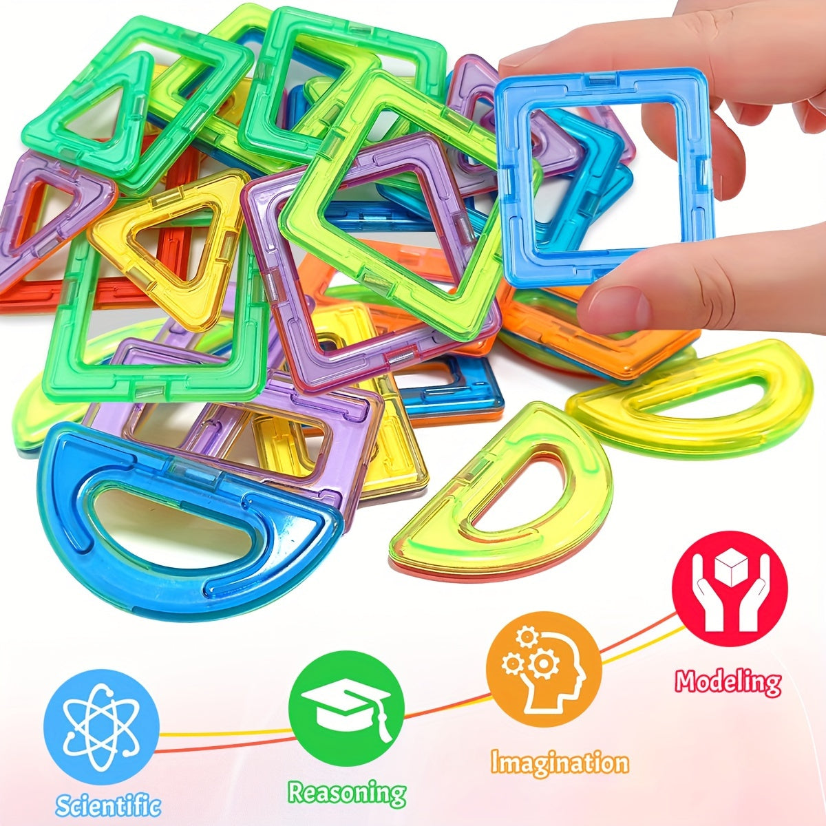 Magnetic Building Blocks – STEM Construction Toy for Kids