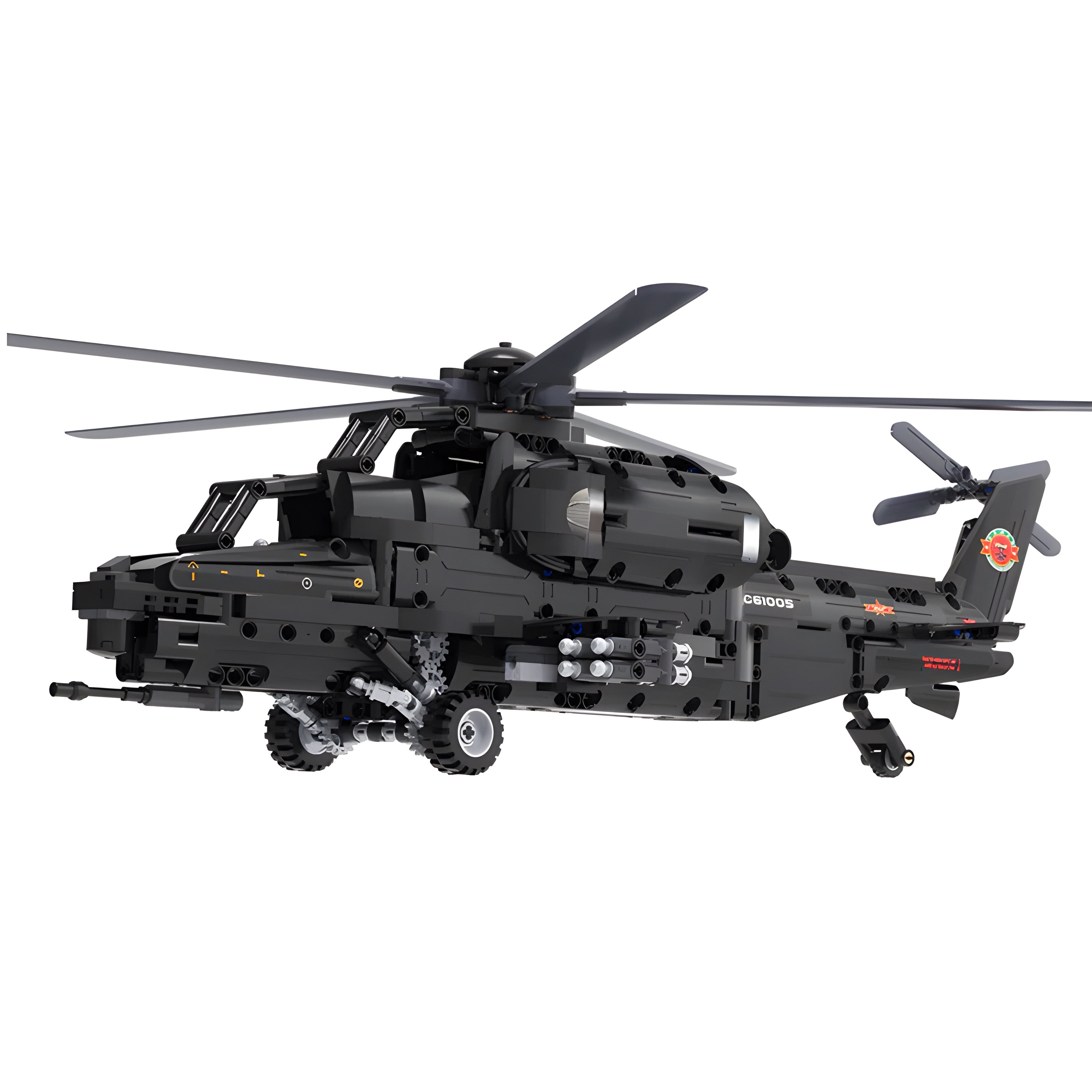 992-Piece Remote-Controlled CAIC Z-10 Helicopter