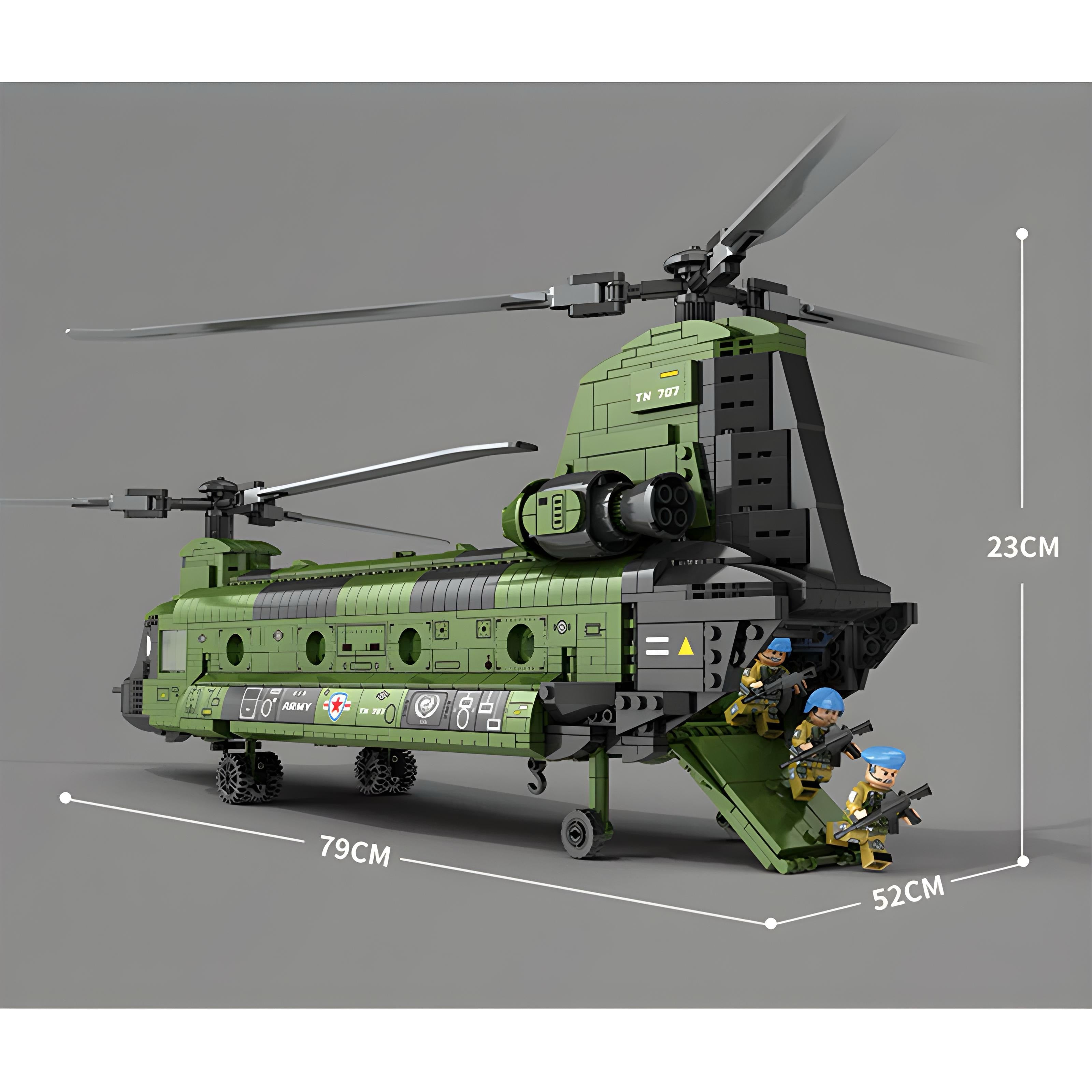 CH-47 Transport Helicopter Model Kit | 1622 Pieces