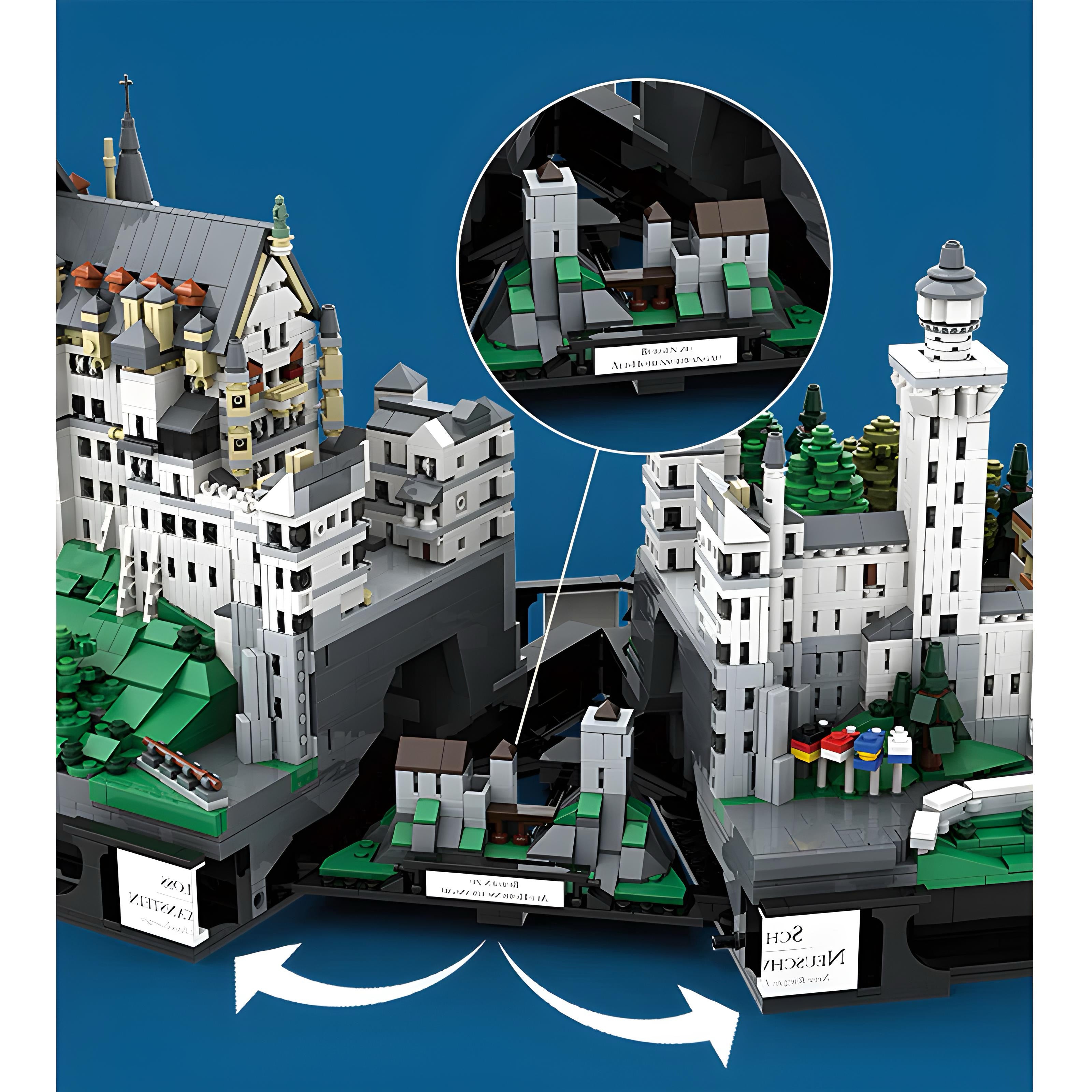 Neuschwanstein Castle | 7438pcs