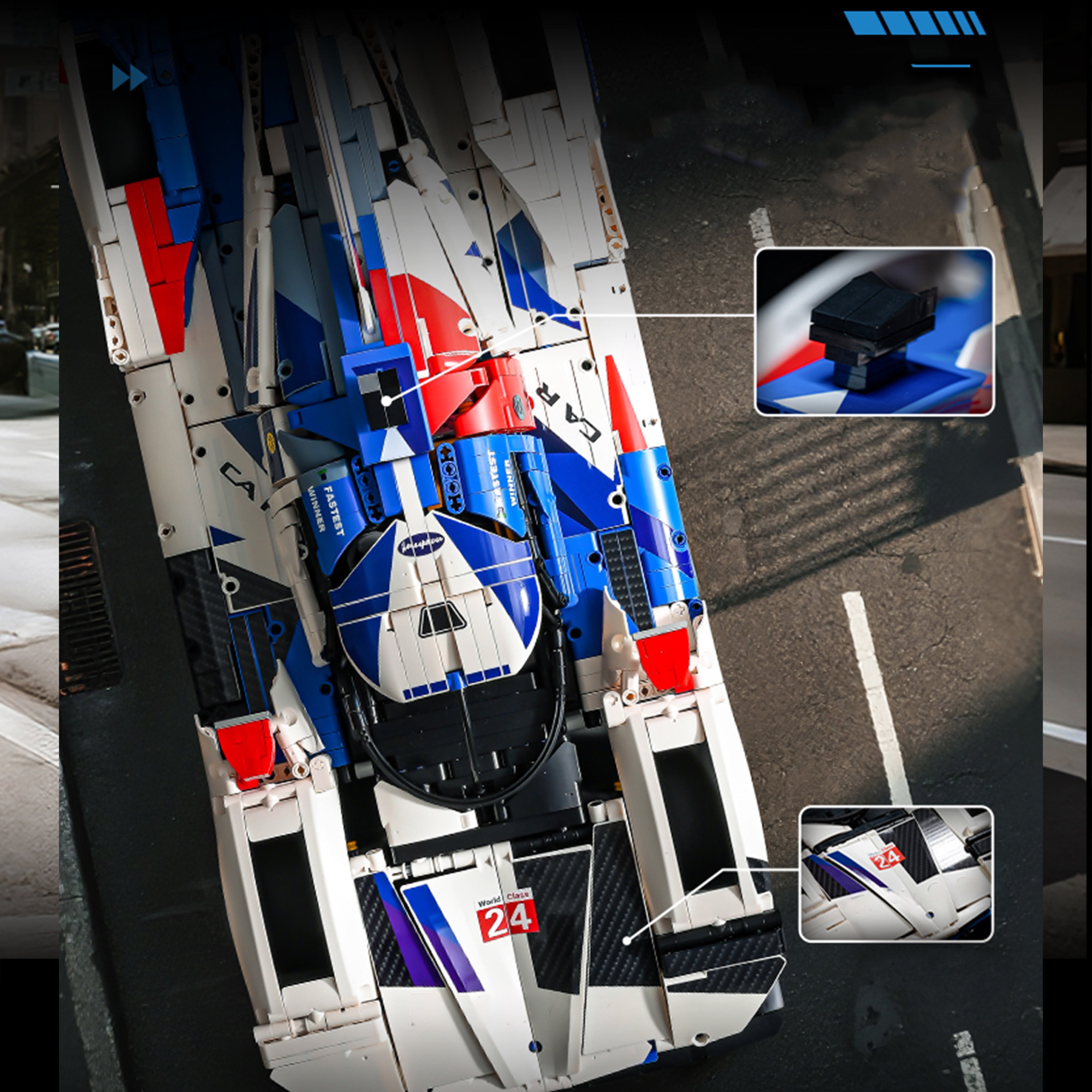 Ultimate German Endurance Prototype Model | 3508 Pieces