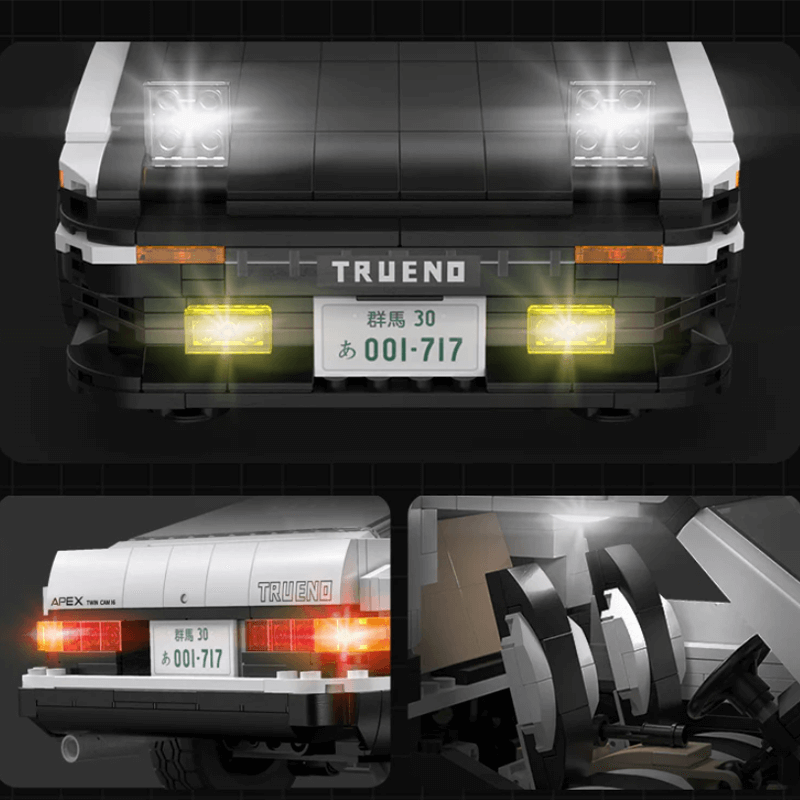 Remote-Controlled Initial D AE86 - 1233 Pieces