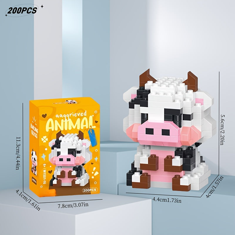 Animal Building Blocks – 12 Pieces