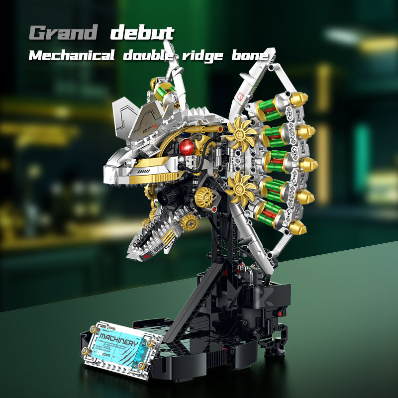 Cyber DinoMecha Head Building Set | 954 Pieces