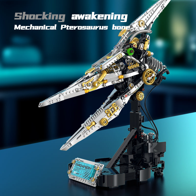 Cyber Pterosaur Head Model | 894 Pieces