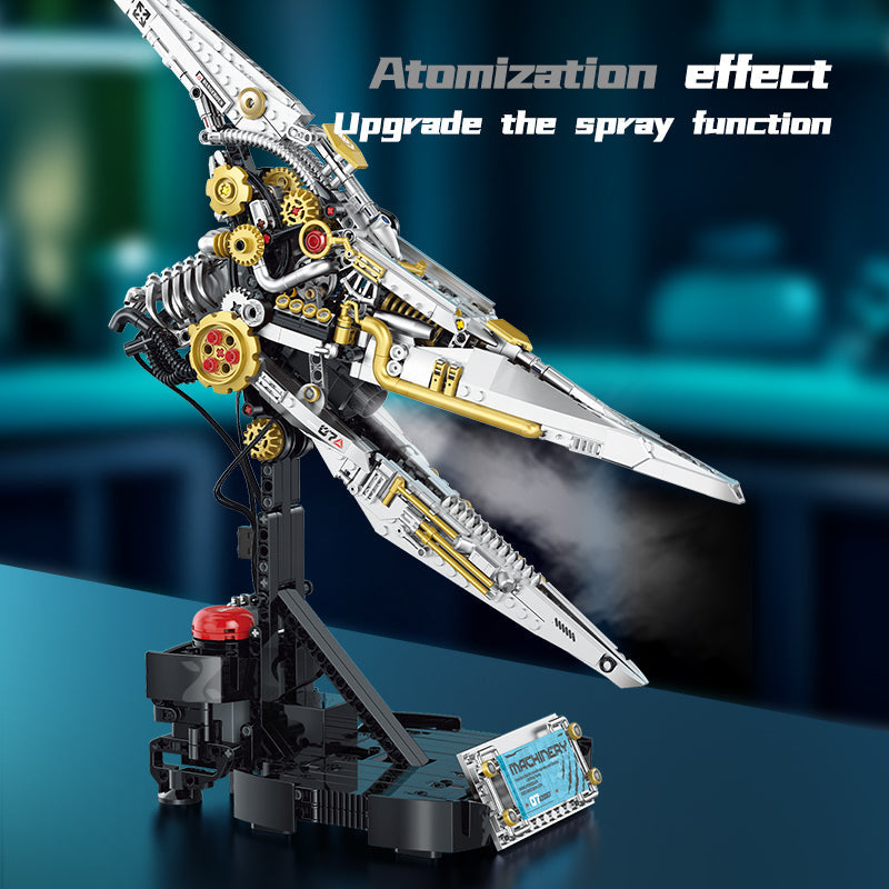 Cyber Pterosaur Head Model | 894 Pieces