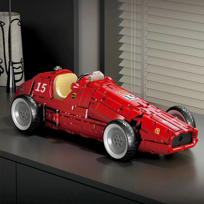 1950s Italian Grand Prix Race Car - MOC Building Kit - 1808 Pcs