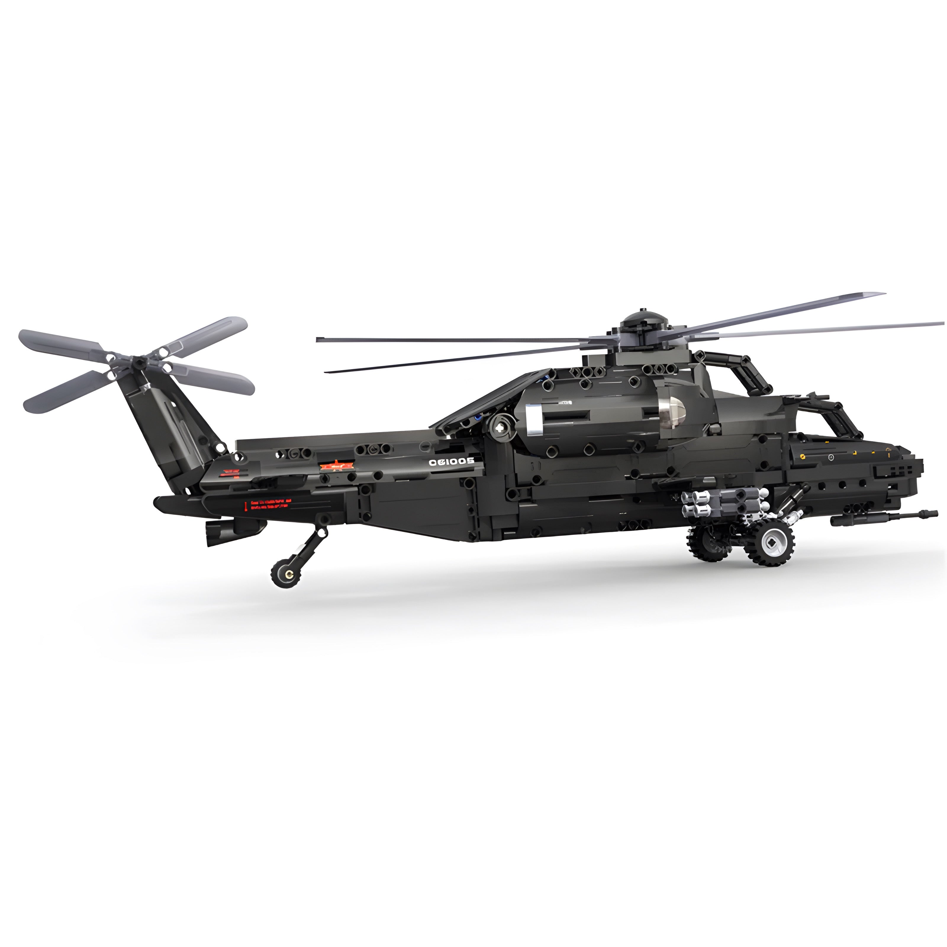 992-Piece Remote-Controlled CAIC Z-10 Helicopter