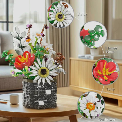 Flower Pot Blooming Set | 1158 Pieces