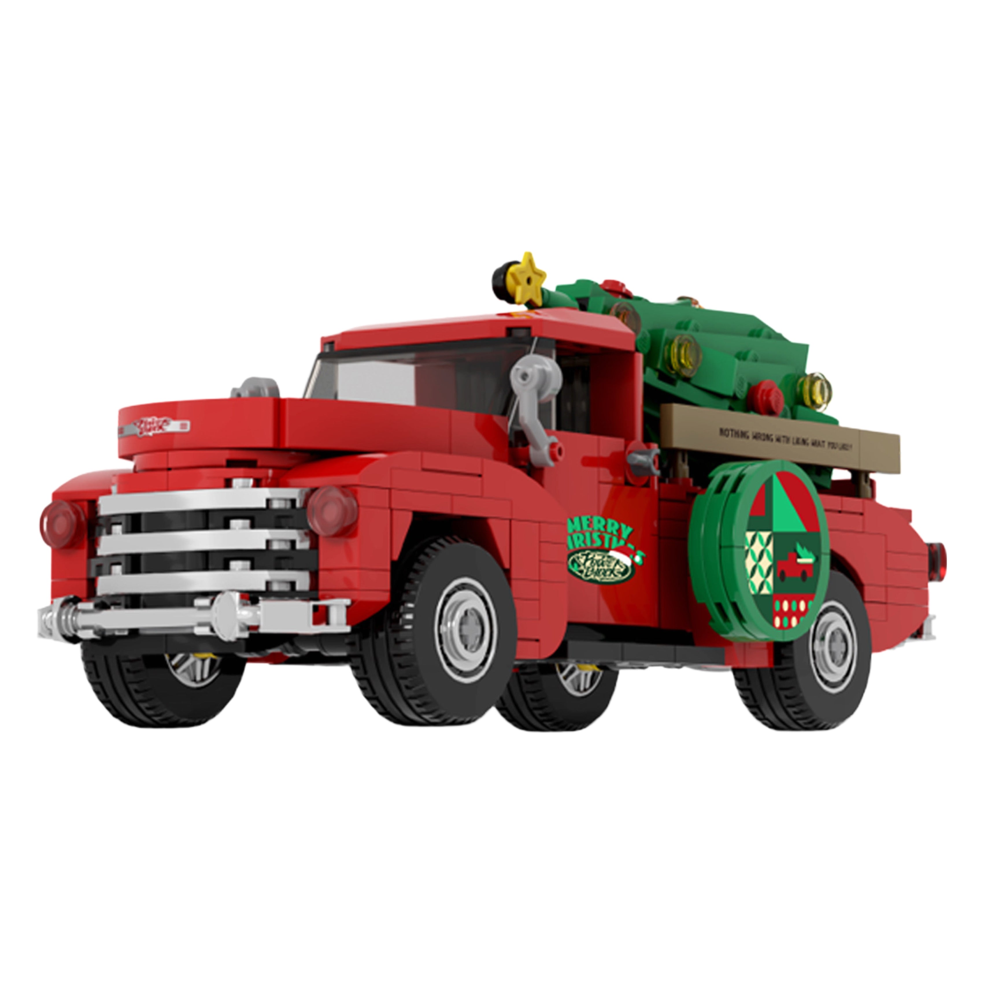 Christmas Pickup Truck | 612pcs