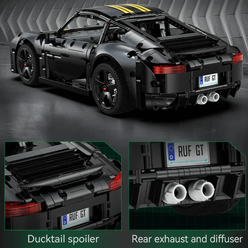 Remote-Controlled RUF GT Model Kit | 1654 Pieces