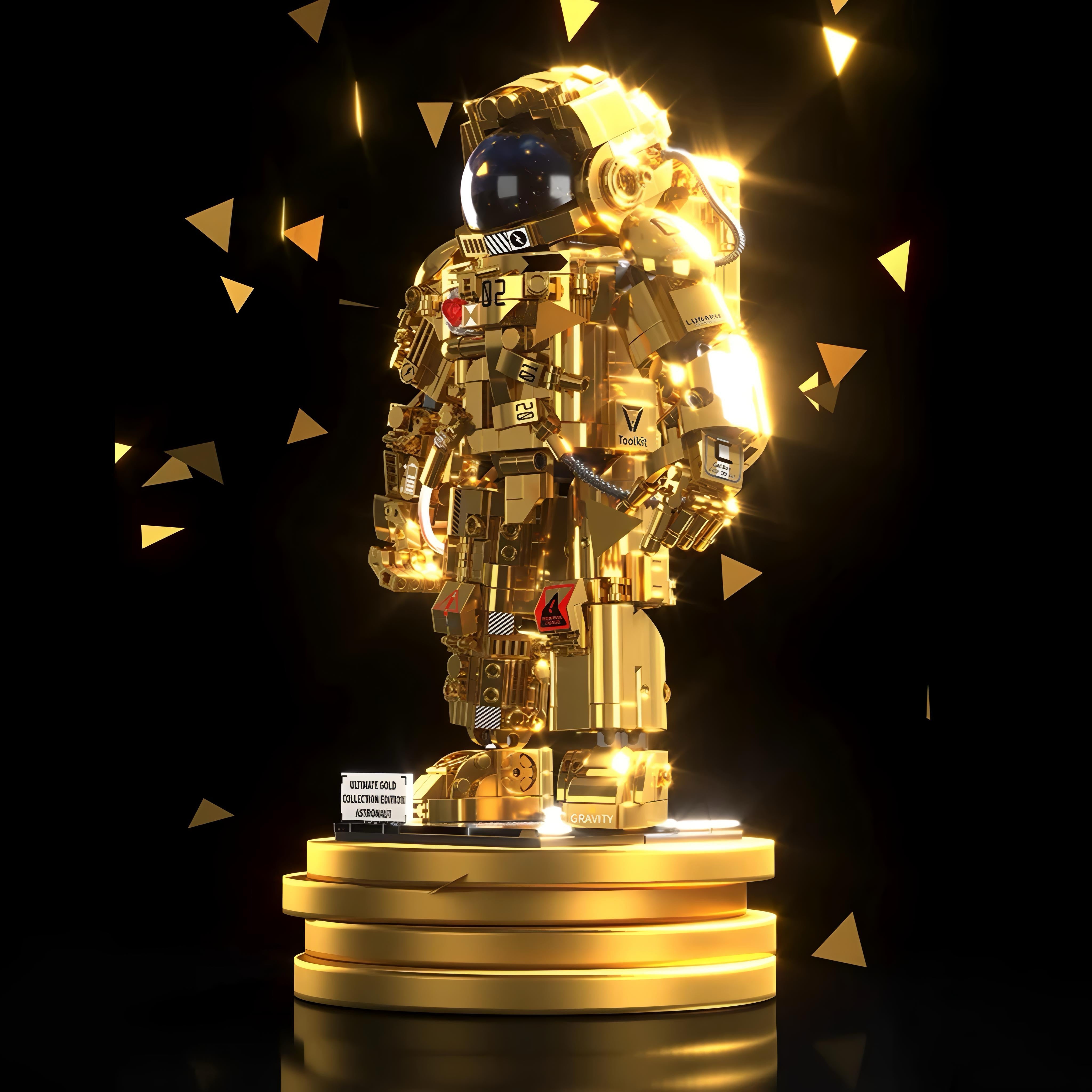 Gold Edition Astronaut Set | 992 Pieces