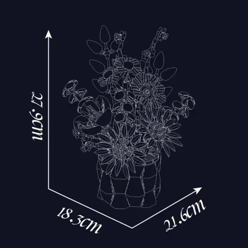 Flower Pot Blooming Set | 1158 Pieces