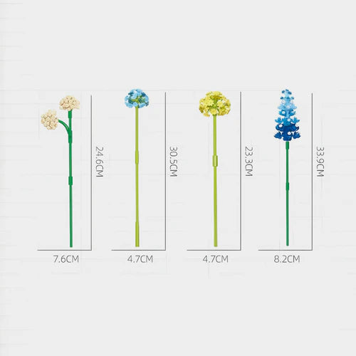 Flower Bouquet Set | 866 Pieces