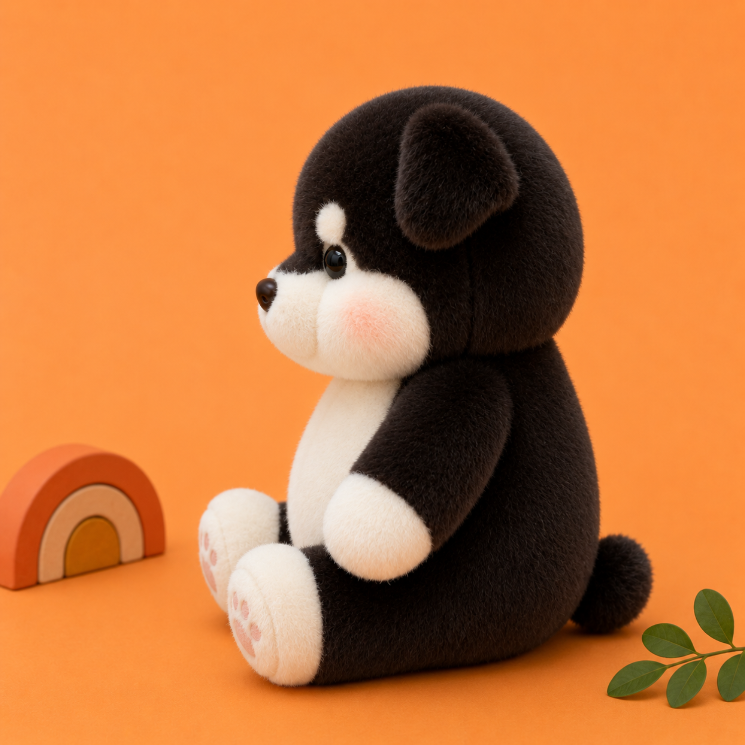 Mojibricks Koda the Husky-Bear Plush Toy – Ultra Soft Cloud-Touch Stuffed Animal – Ages 4+