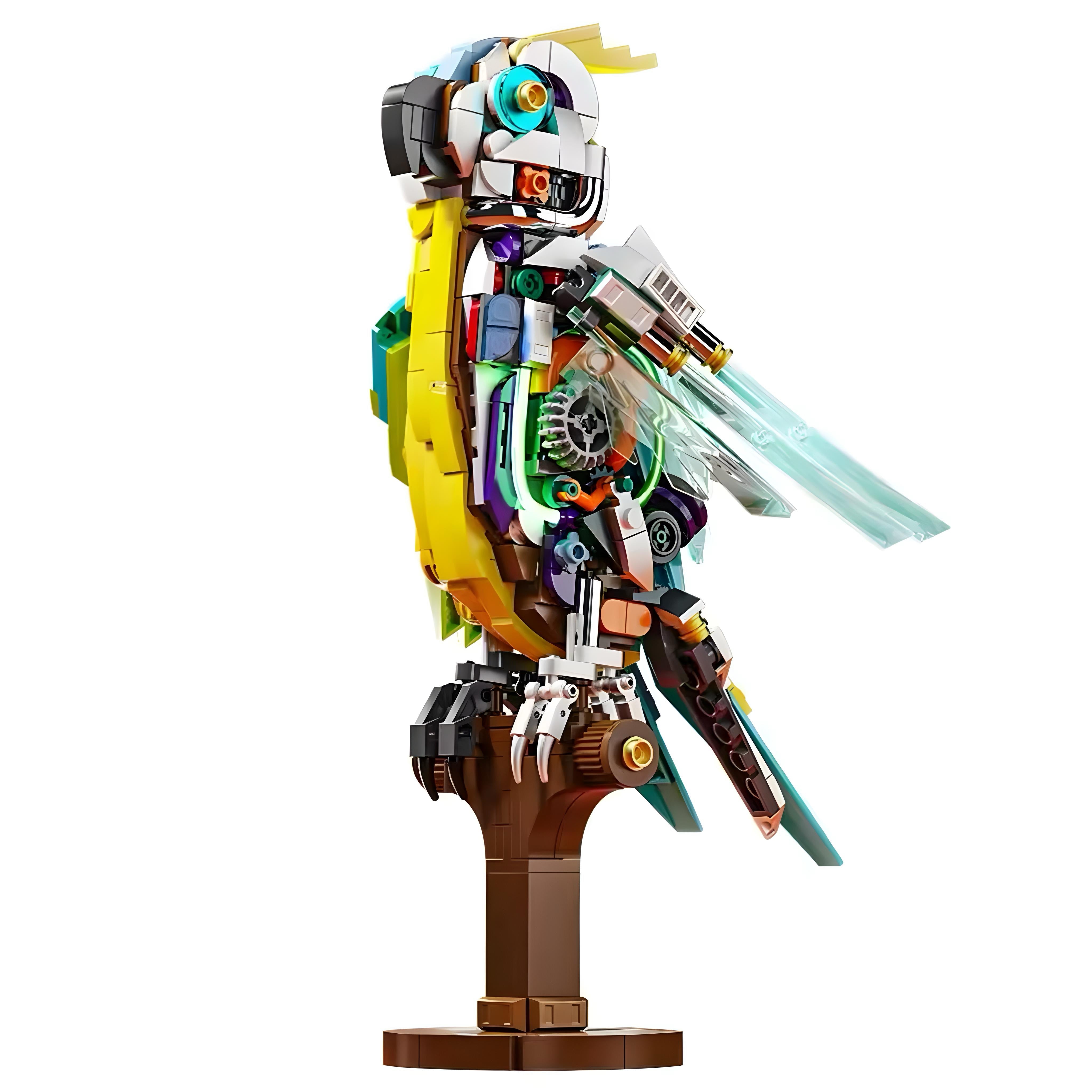Mechanical Parrot Building Set | 692 Pieces