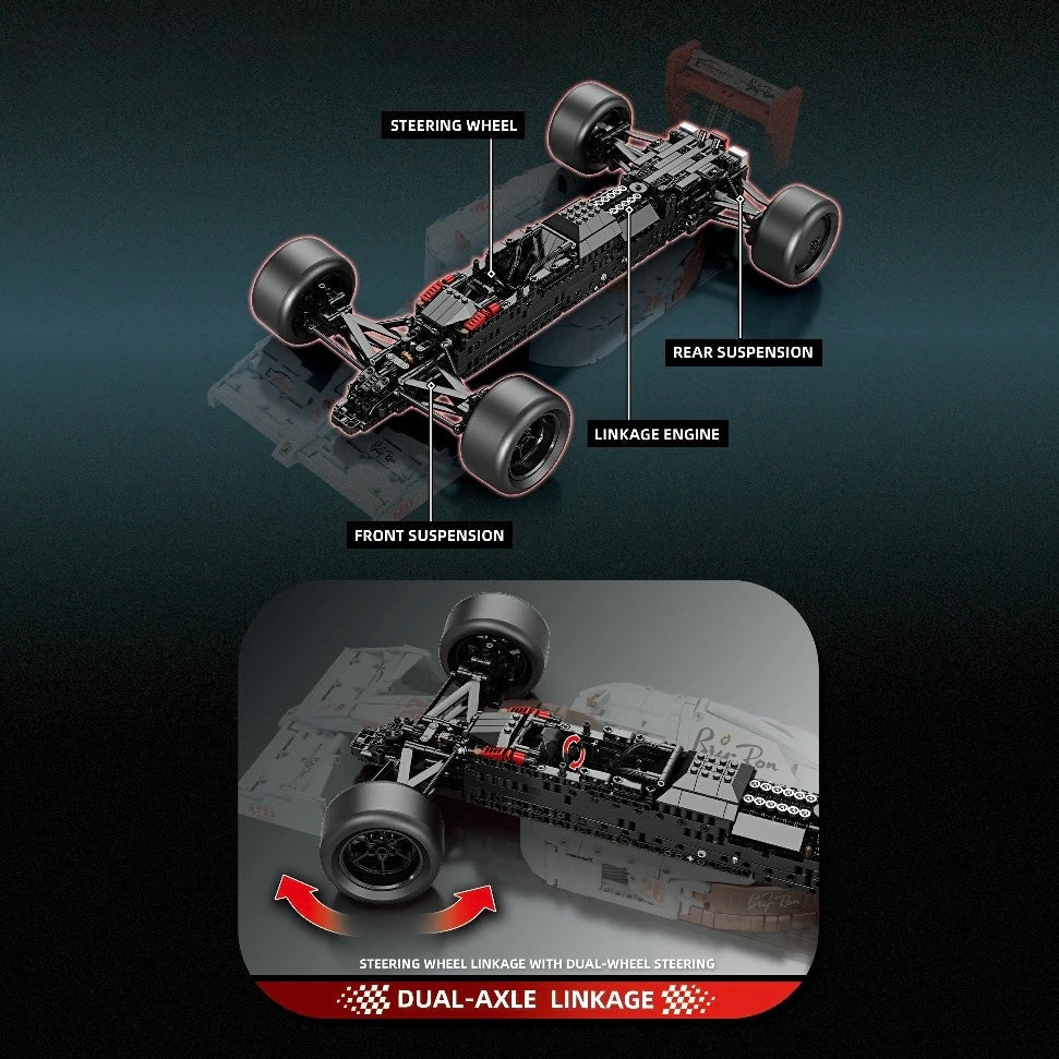 1988 Grand Prix Racing Car Model | 2884 Pieces