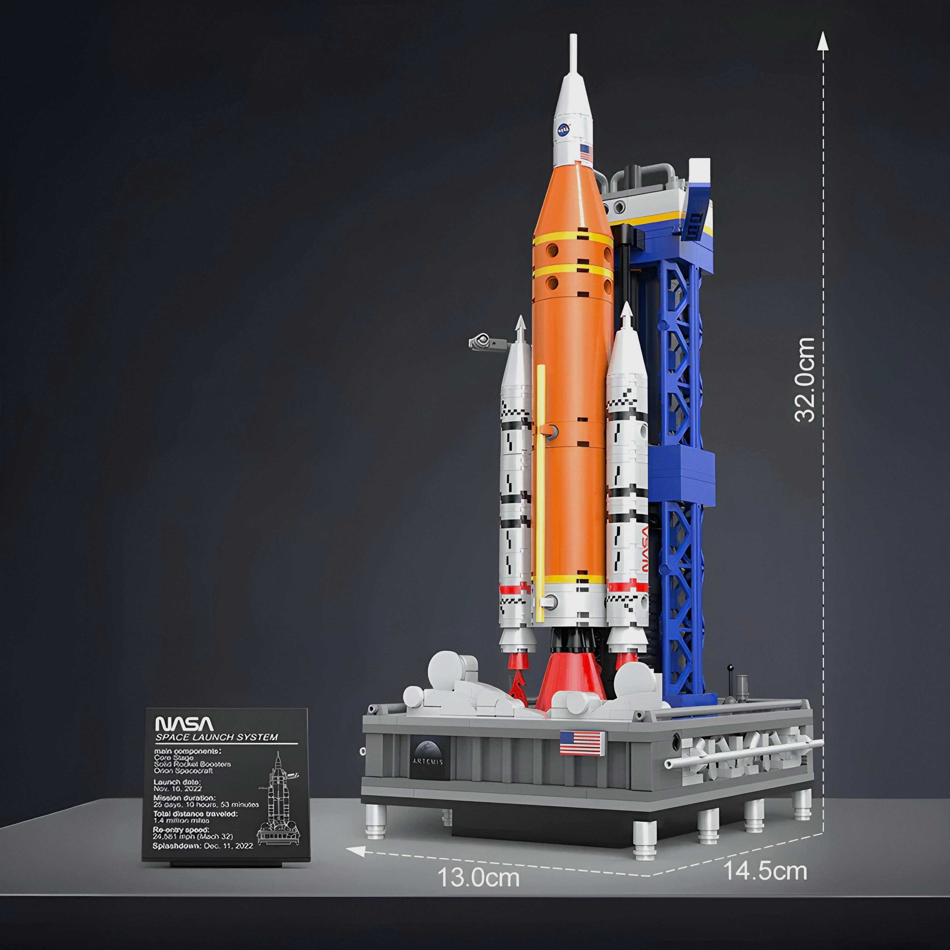SLS Artemis Rocket Model Kit | 658 Pieces