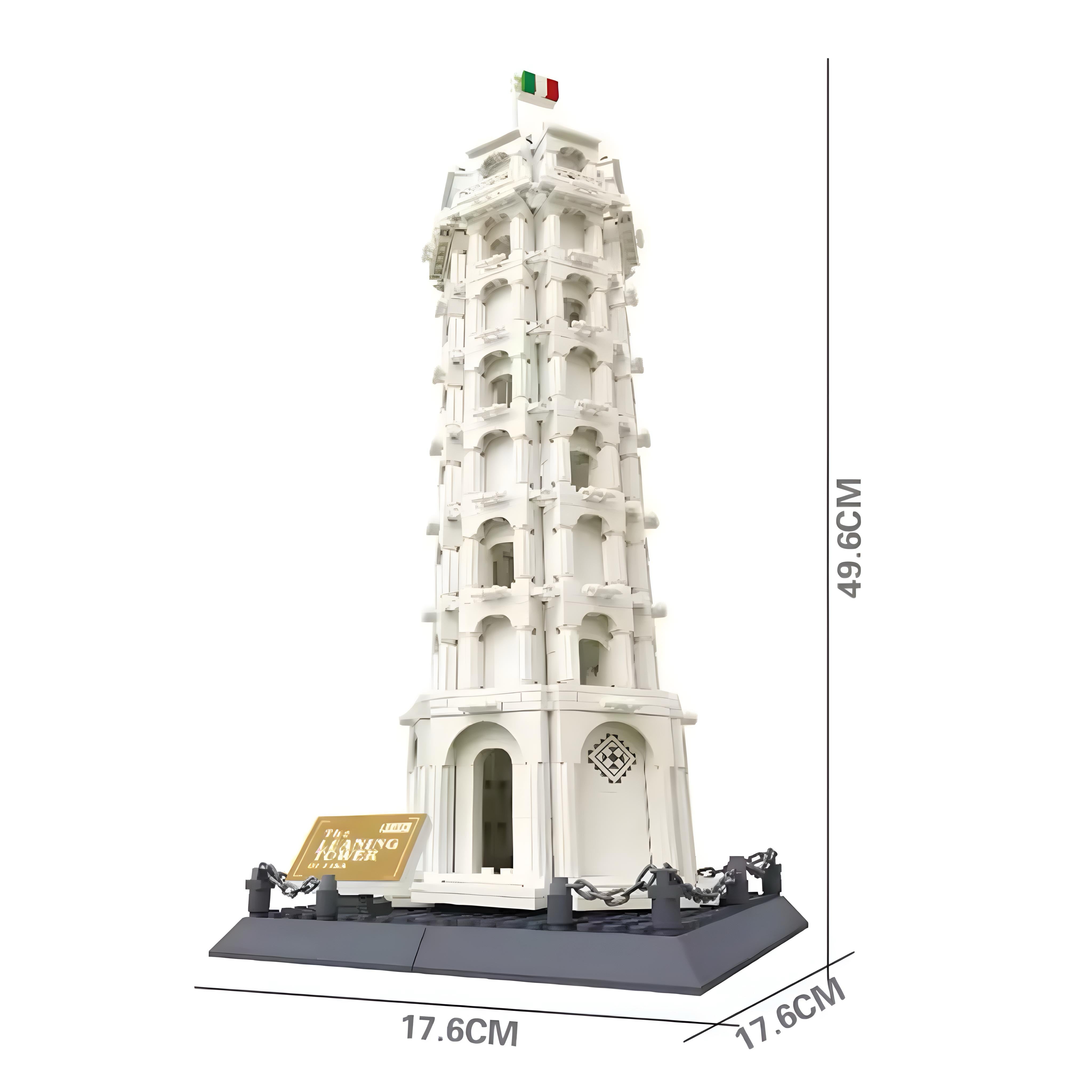Leaning Tower of Pisa | 1390pcs