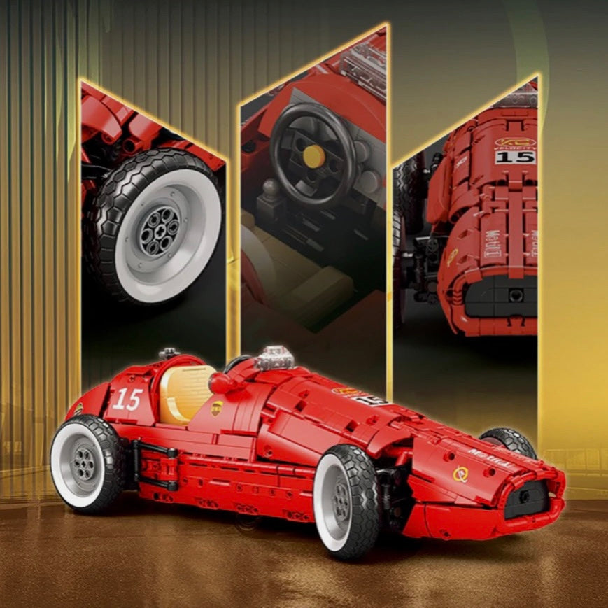 1950s Italian Grand Prix Race Car - MOC Building Kit - 1808 Pcs