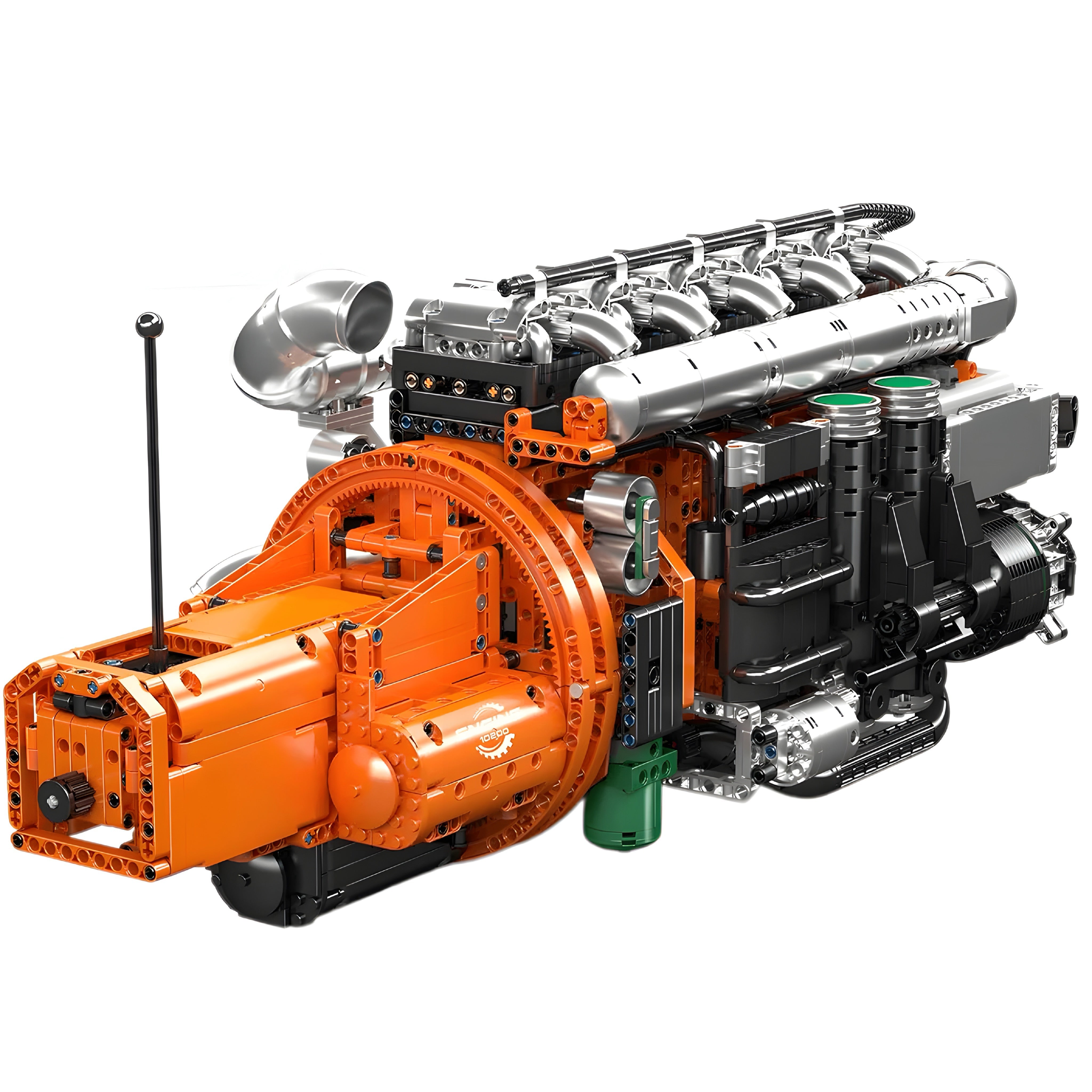 Ultimate Inline-6 Truck Engine Model | 3236 Pieces